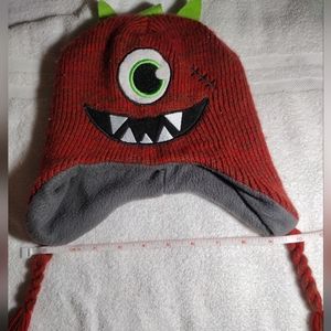 Disney's Monster One Eye Net Fleece Braid Beanie